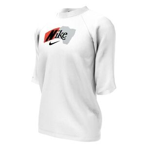 Nike Swim Hydroguard Short Sleeve T-Shirt White‎ Kids XL
